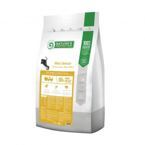 NATURE`S PROTECTION DOG MINI SENIOR sausā barība suņiem Mājputni 7.5kg